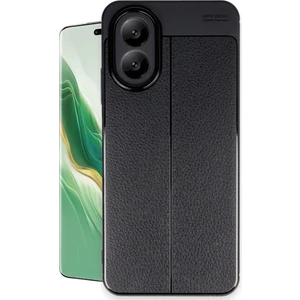 Oppo A38 Kılıf Niss Deri Desen Silikon + Ekran Koruyucu