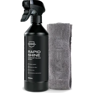 Rapidshine Araç Hızlı Nano Detay Spreyi ve Mikrofiber Detailing Bez (2Adt) Seti-Avantajlı Set