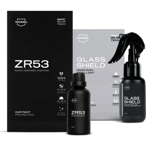 Nasiol-SET 24-ZR53 Araç Nano Seramik Kaplama,Boya Koruma ve Glasshield Nano Yağmur Kaydırıcı Sprey Seti
