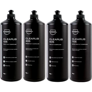 Nasiol-SET 31-Clearub (105,305,505,705) Çizik Giderici Polisaj Pastası-Pasta Cila Seti (4kg)