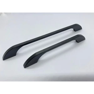 TRS Mobaks Trs Alüminyum Midilli Kulp Siyah Lüks Modern Dolap Mutfak Çekmece Vestiyer Kulp