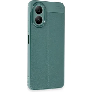 Oppo A38 Kılıf Niss Deri Desen Silikon + Ekran Koruyucu