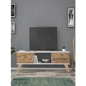 Mbes Mobilya Eda Beyaz-Atlantik 140 cm Tv Ünitesi