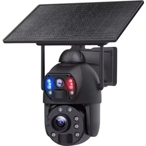 AV-S436 4g Solar Güneş Enerjili 6mp 36X Optikal Zoom Siren ve Sesli Uyarı 50 Metre Gece Görüş Mesafesi Ubox Uygulaması