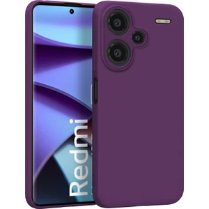 Matte Silicone Xiaomi Redmi Note 13 Pro Plus 5g Kılıf Mor
