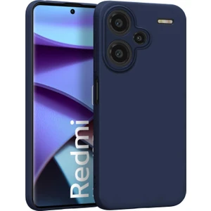 Matte Silicone Xiaomi Redmi Note 13 Pro Plus 5g Kılıf Lacivert