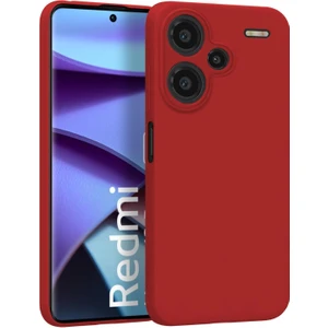 Matte Silicone Xiaomi Redmi Note 13 Pro Plus 5g Kılıf Kırmızı