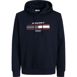 Jack & Jones Erkek Gögüs Logo Baskili Kapüsonlu Sweatshirt - South