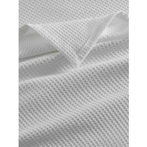 Vessino Home Pike Çift Kişilik Waffle Desenli Yatak Örtüsü Otel Tipi Lü x  Pike