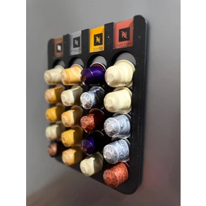 Well Cut Kapsül Kahve Standı Buzdolabı Için Mıknatıslı 20 Kapsül Nespresso Kapsül Tutucu