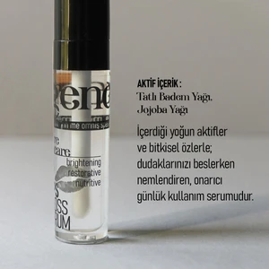 Dudak Bakım Serumu Parlatıcı, Besleyici, Onarıcı – 5ml.