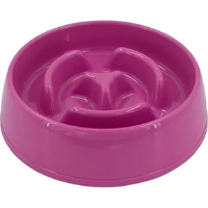 Yavaş Mama Yeme Kabı 375 Ml.bordo