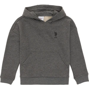 U.S. Polo Assn. Erkek Çocuk Antrasit Melanj Sweatshirt 50298269-VR081