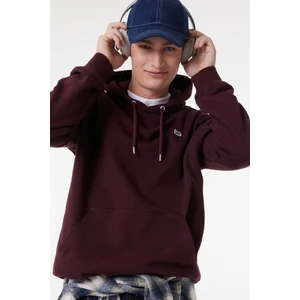 Regular Fit Normal Kesim %100 Pamuk Kapüşonlu Şardonlu Sweatshirt