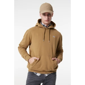 Regular Fit Normal Kesim %100 Pamuk Kapüşonlu Şardonlu Sweatshirt