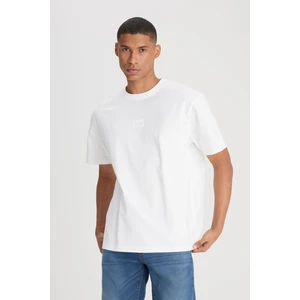 Bisiklet Yaka Tshirt OffWhite
