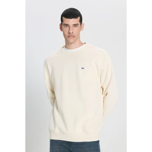 Regular Fit Normal Kesim %100 Pamuk Bisiklet Yaka İçi Polarlı Bordo Sweatshirt