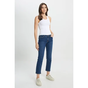 Marion Straight Fit Düz Kesim Normal Bel Esnek Jean Kot Pantolon