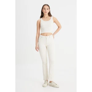 Breese Fit Dar Kesim Yüksek Bel Geniş Paça Jean Kot Pantolon