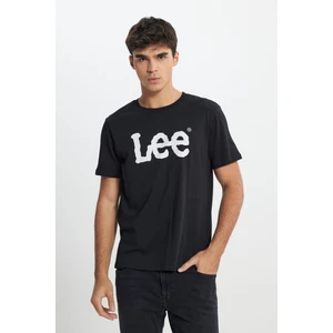 Lee Regular Fit Normal Kesim Sıfır Yaka %100 Pamuk Logolu Tişört