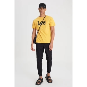 Regular Fit Normal Kesim Normal Bel Dar Paça Siyah Jogger Pantolon