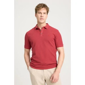 Regular Fit Normal Kesim %100 Pamuk Polo Yaka Haki Tişört