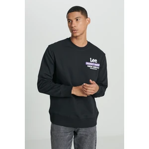 Regular Fit Normal Kesim Bisiklet Yaka Şardonlu Bordo Sweatshirt