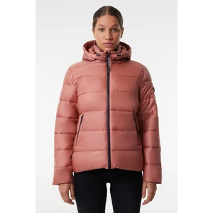 All Terrain GearAll Terrain Gear Loose Fit Rahat Kesim Kapüşonlu Açık Kahverengi Şişme Mont