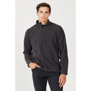 All Terrain Gear Regular Fit Yarım Fermuarlı Antrasit Polar