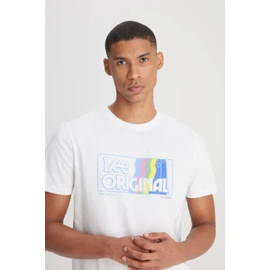 Regular Fit Normal Kesim %100 Pamuk Bisiklet Yaka Ekru Tişört