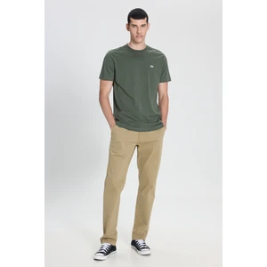 Extreme Motion Slim Fit Dar Kesim Normal Bel Bej Esnek Pantolon