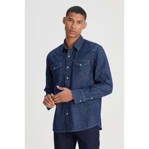 Regular Fit Normal Kesim %100 Pamuk Denim Gömlek