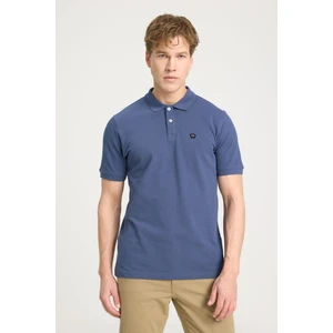 Regular Fit Normal Kesim Polo Yaka %100 Pamuk Lacivert Tişört