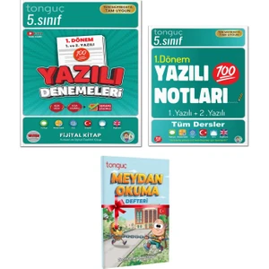 Tonguç Akademi 5. Sınıf Yazılı Denemeleri 1. Dönem 1 ve 2. Yazılı 5. Sınıf Yazılı Notları