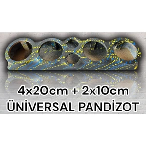 Universal Pandizot 4X20CM+2X10 Uyumlu Pandizot Özel Boyalı Siyah