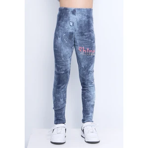 Kız Çocuk Tayt Pul Işlemeli Baskılı D21