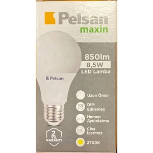 8,5 Watt LED Ampul-Sarı Işık