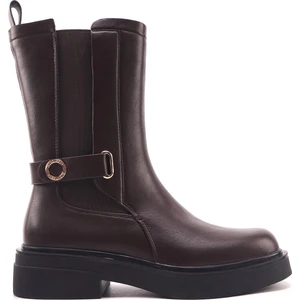 Nine West Caterına 4pr Kahverengi Kadın Chelsea Bot