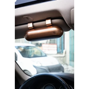 Focus On Araba Güneşliğine Takılan Gözlük Kutusu | Universal Araba Içi Gözlük Taşıyıcı | Mıknatıslı Kapaklı