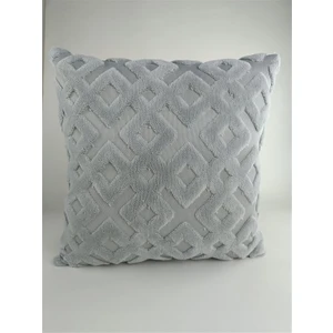 Mrs.gugar Punch Peluş Kırlent Kılıfı Açık Gri