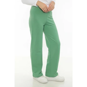 Penye Bizden Pamuk 2 Iplik Lycra Eşofman Alt-Mint Yeşili