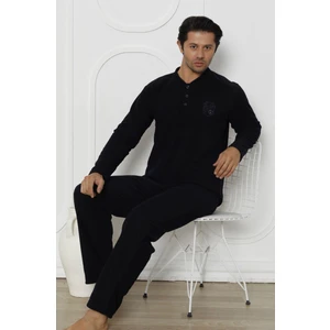 Erkek Cepli Kışlık Polar Pijama Takımı 02352