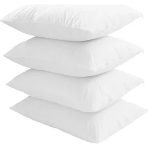 Pamuklu 50X70 Beyaz Yastık Kılıfı Iç Astar, Fermuarlı Yastık Kılıfı, 12'li Yastık Şiltesi