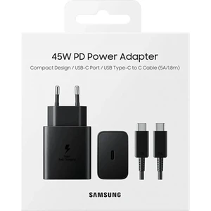 Samsung Store 45W Type-C Süper Hızlı Şarj Cihazı Samsung Huawei Oppo ve Tüm Cihazlarla Uyumludur