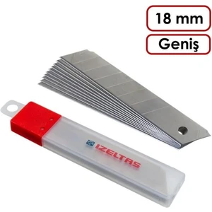 Pro Maket Bıçağı Geniş Yedek Bıçak 18 mm (10'lu)