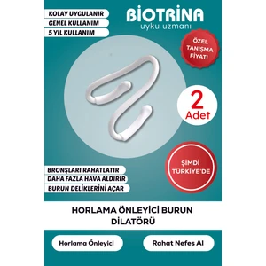 2 Adet Anti- Horlamaa Engelleyicii Burun Dilatörü Nefes Alma Cihazı Burun Tıkanıklığına Ve Horlamaya Son