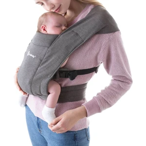 Embrace Soft Knit , 0- 1 Yaş ve 3 Farklı Taşıma Pozisyonlu Yeni Doğan Kangurusu (Heather Grey)