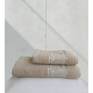 Denizli Hatırası Banyo Takımı 50x90 Cm Yüz Havlusu Ve70x140 Cm Banyo Havlusu
