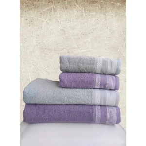 Denizli Hatırası Banyo Takımı 2 Adet 50X90CM Yüz Havlusuve 2 ADET70X140 cm Banyo Havlusu