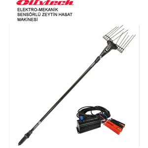 Elektromekanik-12 V SENSÖRLÜ-Elektrikli Zeytin Silkeleme-Hasat Makinası (Kömürsüz Motorlu-Yerli-2 Yıl Garantili)